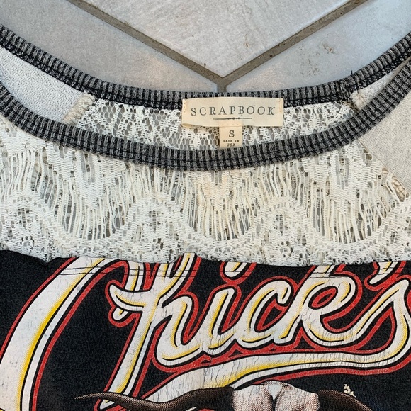 Scrapbook Harley Davidson custom sweatshirt szSm - Picture 4 of 5